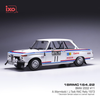 BMW 2002 #11 A.Warmbold/J.Todt RAC Rally 1973 1:18 Ixo Models