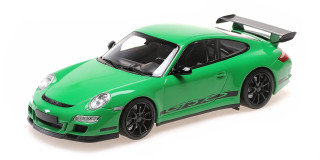 Porsche 911 GT3 RS 2007 green 1:18 Minichamps