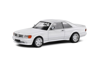 Mercedes SEC 5600 AMG Widebody 1990 classic white 1:43 Solido