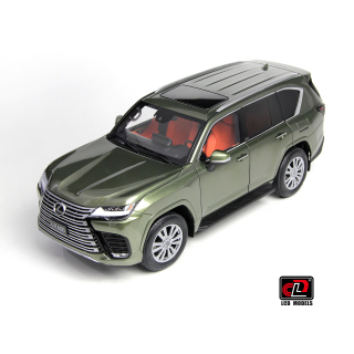 Lexus LX600 2024 green 1:18 LCD Model