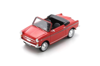 Autobianchi Cabriolet Eden Roc 1966 red/black 1:18 Schuco