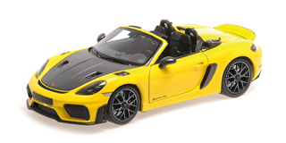 Porsche Spyder RS Weissach Package 2024 yellow 1:18 Minichamps 