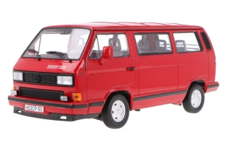 Volkswagen T3 Multivan Minibus Red Star 1992 1:18 Norev