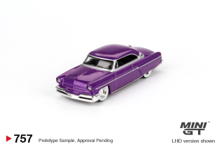 Lincoln Capri Hot Rod 1954 purple metallic 1:64 Mini GT