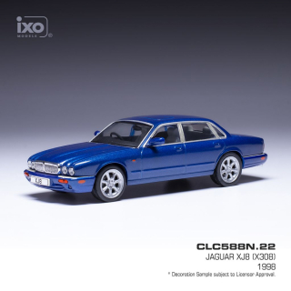 Jaguar XJ8 X308 blue 1:43 Ixo Models
