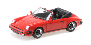 Porsche 911 Carrera Cabriolet 3.2 1983 red 1:18 Minichamps 