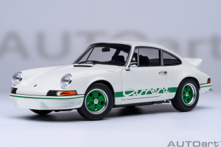Porsche 911 Carrera 2.7 RS Grand Prix white/green strip 1:18 AUTOart