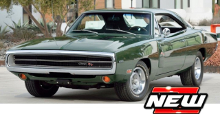 Dodge Charger R/T Hemi 1970 dark green metallic 1:18 GreenLight