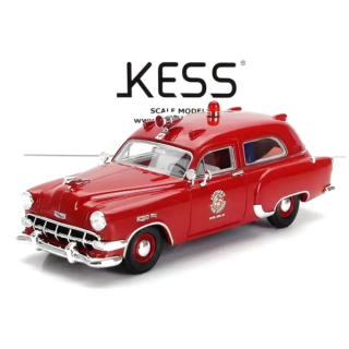 Chevrolet National Ambulance Royal Oak Michigan Fire Engine 1954 red 1:43 KESS Model