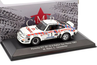 Porsche 911 SC Gr.4 #1 Röhrl/Geistdörfer Rally San Remo 1981 1:43 CMR