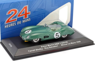 Aston Martin DBR1 RHD #5 Salvadori/Shelby Winner 24h LeMans 1959 1:43 Ixo Models