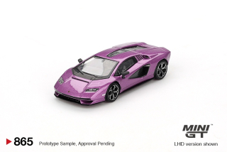 Lamborghini Countach LPI 800-4 Viola 30th 2023 1:64 Mini GT
