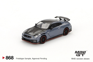Nissan GT-R Nismo 2024 Stealth Gray 1:64 Mini GT