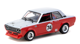 Datsun 510 #74 Daniel Wu Trans-Am B-Sedan 2.5 Challenge 2023 red/white 1:64 Tarmac