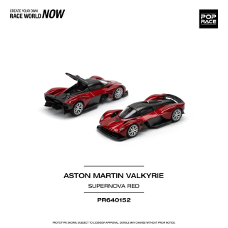 Aston Martin Valkyrie supernova red 1:64 Pop Race Limited