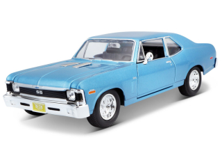 Chevrolet Nova SS 1970 blue 1:24 Maisto