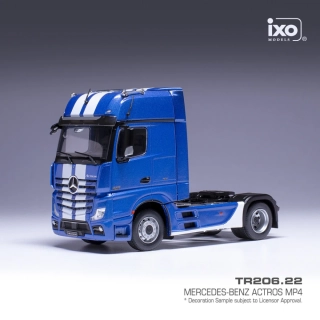 Mercedes-Benz Actros MP4 blue 1:43 Ixo Models
