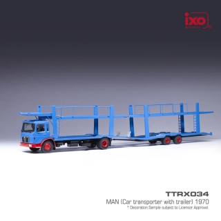 MAN Autotransporte blue 1:43 Ixo Models