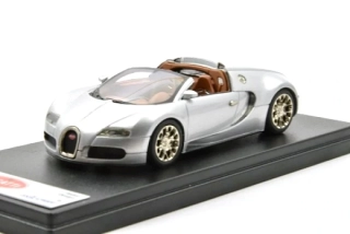 Bugatti Grand Sport Soft Top white/silver 1:43 Look Smart Models