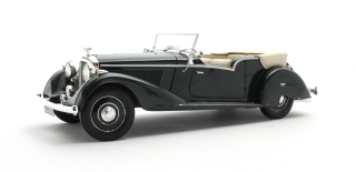 Bentley 4.25L Vandem Plas Tourer Cabriolet Open 1938 green 1:18 Cult Scale Models
