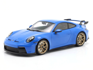Porsche 911 (992) GT3 2021 shark blue 1:18 Minichamps