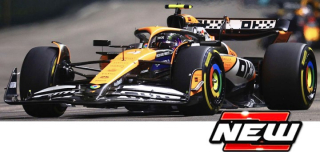 McLaren F1 Team MCL38 #4 L.Norris Winner Singapore GP 2024 1:18 Minichamps 