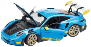Porsche 911 GT3 RS 992 blue/yellow 1:18 Porsche Dealer edition
