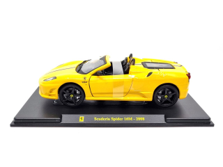 Ferrari Scuderia Spider 16M 2008 yellow 1:24 Altaya (Bburago)