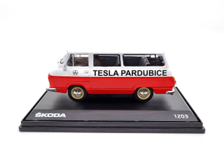 Škoda 1203 Tesla Pardubice limitovaná edice "Hokej 88" 1:43 Svět autíček