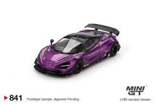 McLaren 720S LB Works 2020 purple 1:64 Mini GT