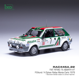 Fiat Ritmo 75 Abarth #7 P.Eklund/H.Sylvan Rally Monte Carlo 1979 1:43 Ixo Models