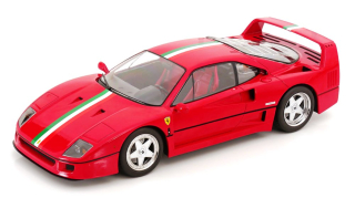 Ferrari F40 Italia Design red/white/green 1:18 KK Scale