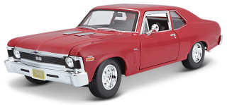 Chevrolet Nova SS coupe 1970 red 1:18 Maisto