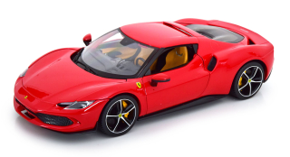 Ferrari 296 GTB 2021 rosso corsa 1:18 Bburago