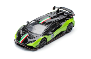 Lamborghini Huracan STO (LP640-2 10 Anniversario green/black 1:64 Pop Race