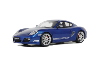 Porsche Cayman R 2012 aqua blue metallic 1:18 GT Spirit