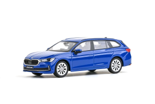 Škoda Superb IV Combi 2023 modrá energy 1:43 Abrex