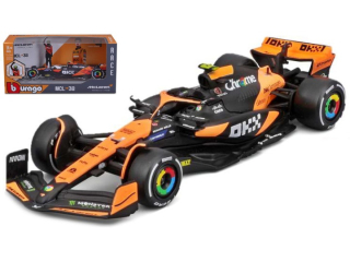McLaren MCL38 #4 Lando Norris 2024 with Figure 1:24 Bburago