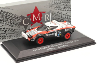 Lancia Stratos HF #1 Röhrl, Geistdörfer Sieger Hunsrück Rallye 1978 1:43 CMR
