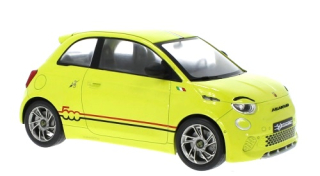 Fiat 500e Abarth 2024 yellow 1:18 MCG 