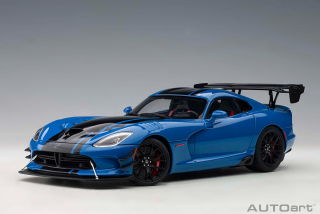 Dodge Viper ACR 2017 competition blue/black stripes 1:18 AUTOart