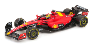 Ferrari F1 F-23 Team Scuderia Ferrari #16 Ch.Leclerc Monza Italy GP 2023 1:18 Bburago