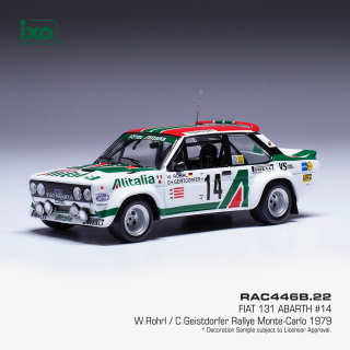 Fiat 131 Abarth #14 Röhrl/Geistdörfer Rally Monte Carlo 1979 1:43 Ixo Models