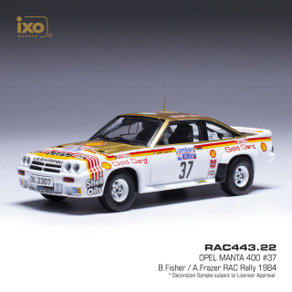 Opel Manta 400 #37 Fisher/Frazer RAC Rallye 1984 1:43 Ixo Models