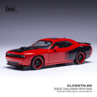 Dodge Challenger SRT8 2009 red 1:43 Ixo Models