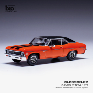 Chevrolet Nova SS 1971 orange/black 1:43 Ixo Models