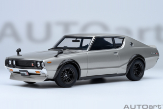 Nissan Skyline 2000 GT-R 1973 Tuned Version silver 1:18 AUTOart