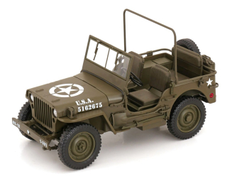Jeep Willys US ARMY green 1:18 Welly