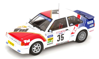 Ford Escort MK III RS Turbo #35 Andervang/Schoonenwolf Hunsrück Rallye 1985 1:18 MCG Modelcar Group