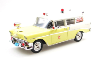 Chevrolet 210 Handyman Ambulance 1956 white/yellow 1:43 Esval Models